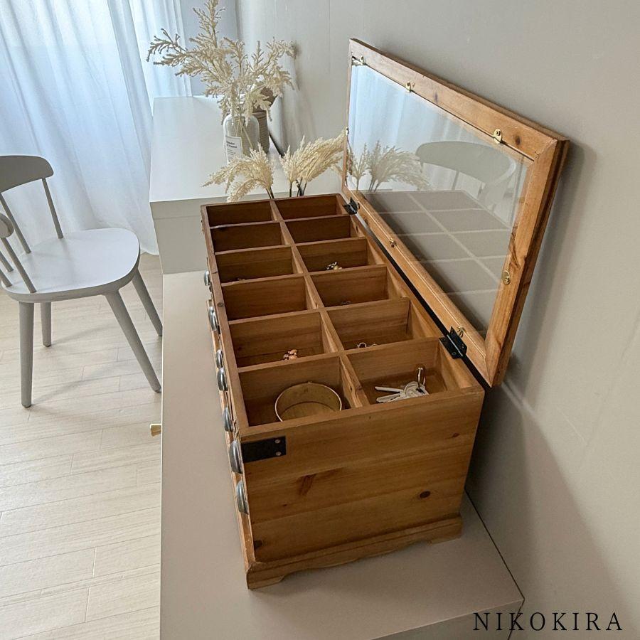 アンティーク　ジュエリーボックス　大容量 楽天市場】ジュエリーボックス 木製 大容量 アクセサリー