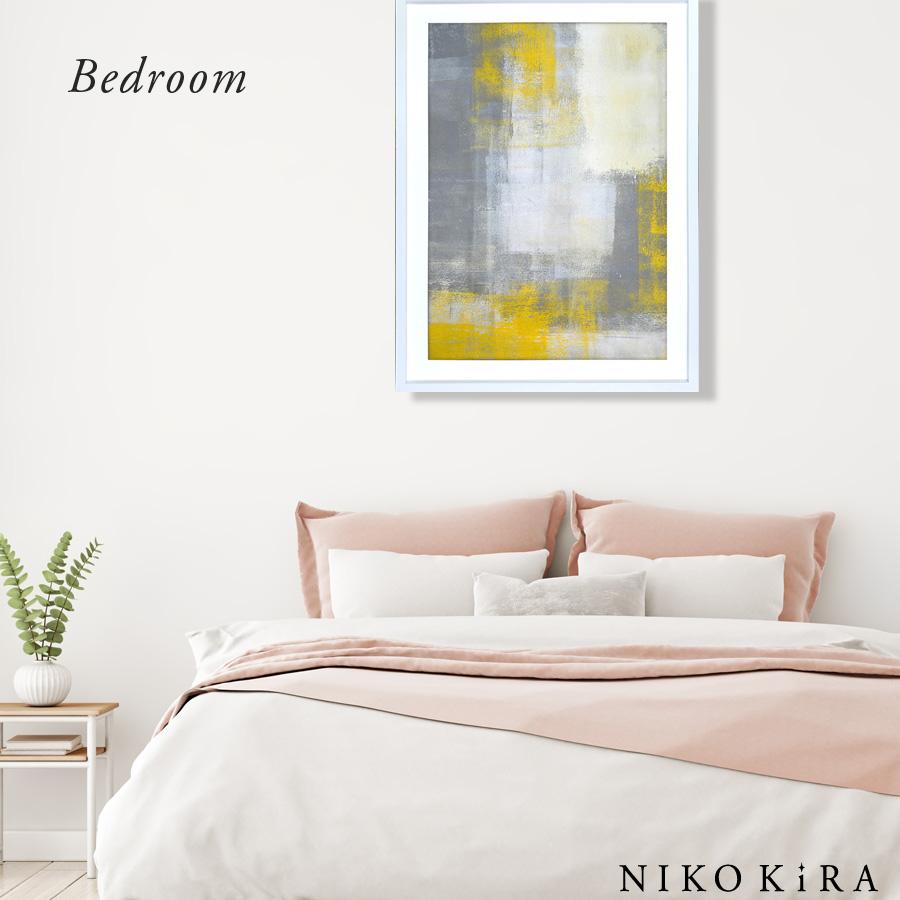 抽象パステル画三々サイズ 乳白色アートインテリア アートパネル 抽象画 絵画 おしゃれ アート インテリア 壁掛け