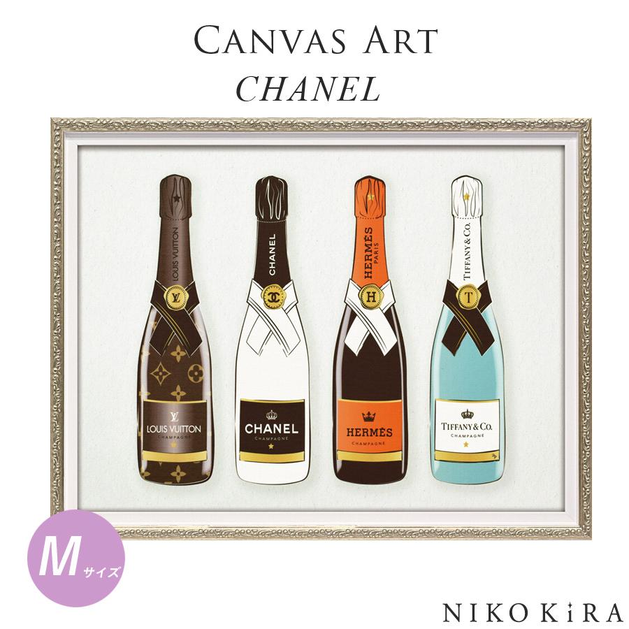 おしゃれ アート かわいい Chanel シャネル ルイヴィトン エルメス ティファニー シャンパン お祝い リボン モノトーン 絵画 シャンパン 6 Mサイズ You 1 鏡専門店 Niko Kira 通販 Yahoo ショッピング