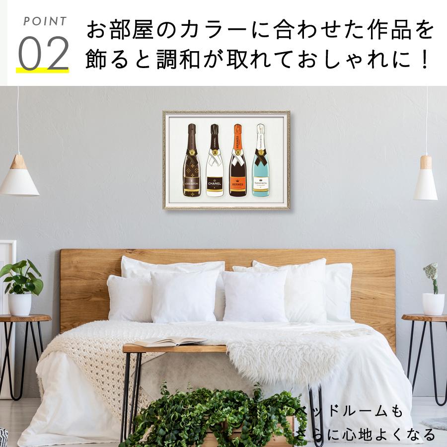 おしゃれ アート かわいい シャネル Chanel ブーケ 薔薇 ローズ ピンク リボン バッグ モチーフ 絵画 ギフト フォーユー Mサイズ You 184 鏡専門店 Niko Kira 通販 Yahoo ショッピング