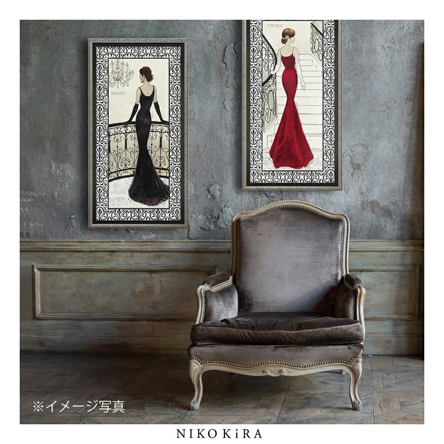 エミリー アダムス ラ ベル ノアール アートパネル おしゃれ