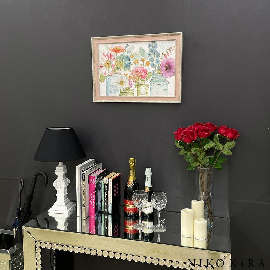 F10♡フラワー♡ブーゲンビリア♡インテリア♡絵♡絵画♡roxy リサ オーディット レインボー シード フラワー 絵画 インテリア