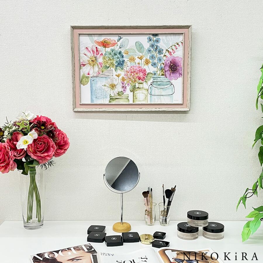 リサ オーディット レインボー シード フラワー 絵画 インテリア