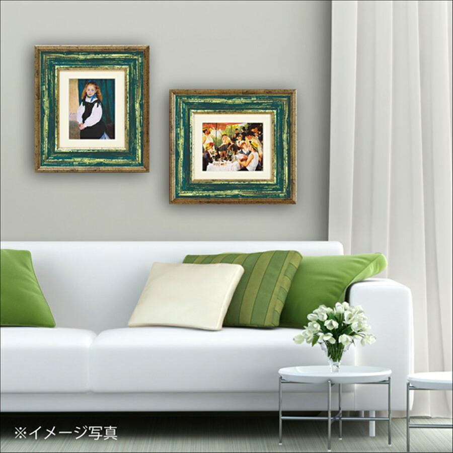 シルクスレッドアート　ルノワール「宝飾をつけた婦人」　額縁付き シルクスレッドアート ルノワール「宝飾をつけた婦人」 額縁付き