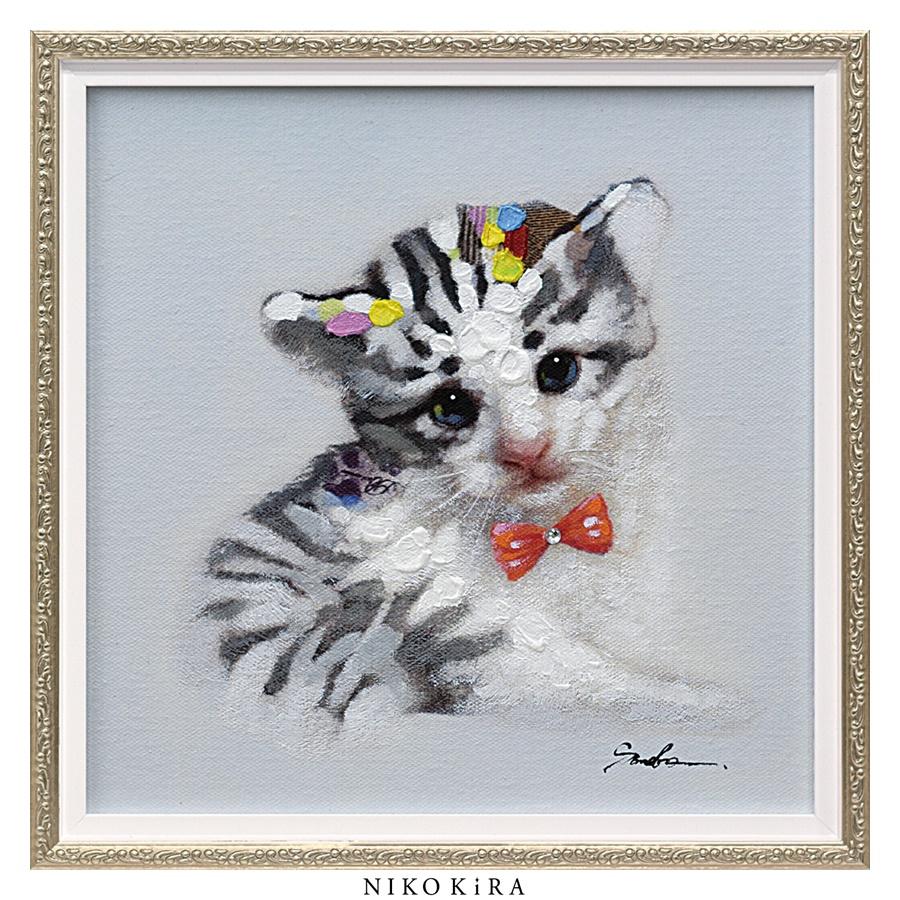 大特価!! 油絵 SMサイズ 猫 i9tmg.com.br