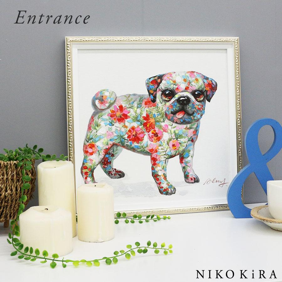 犬　インテリア　テリア　絵画　ハンドペイント　手描き　陶板　絵　ドッグペット 楽天市場】【7/31迄100円OFFクーポン】 絵画 アート オイル