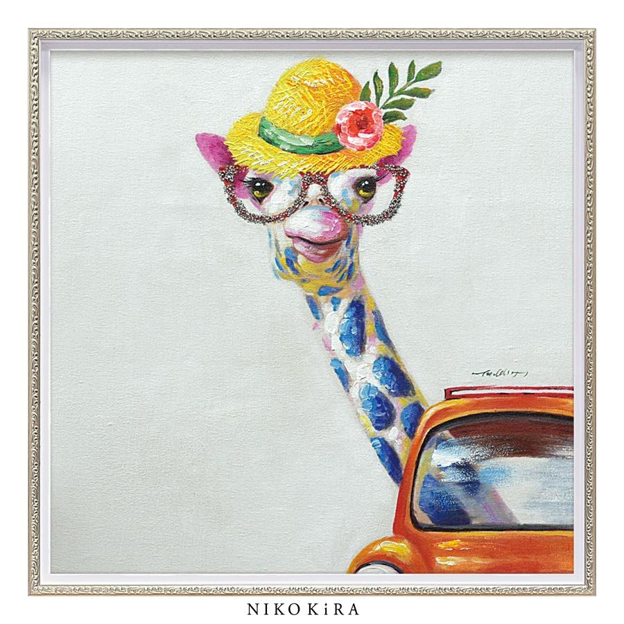 おしゃれ モダン アート かわいい 犬 ドッグ ワンコ 愛犬 いぬ イヌ 絵画 インテリア 油絵 オイル ペイント アート キリン マダム Mサイズ 玄関 You Op 鏡専門店 Niko Kira 通販 Yahoo ショッピング