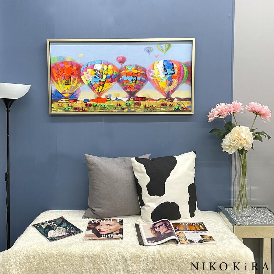 アートパネル アートフレーム かわいい バルーン 気球 ききゅう