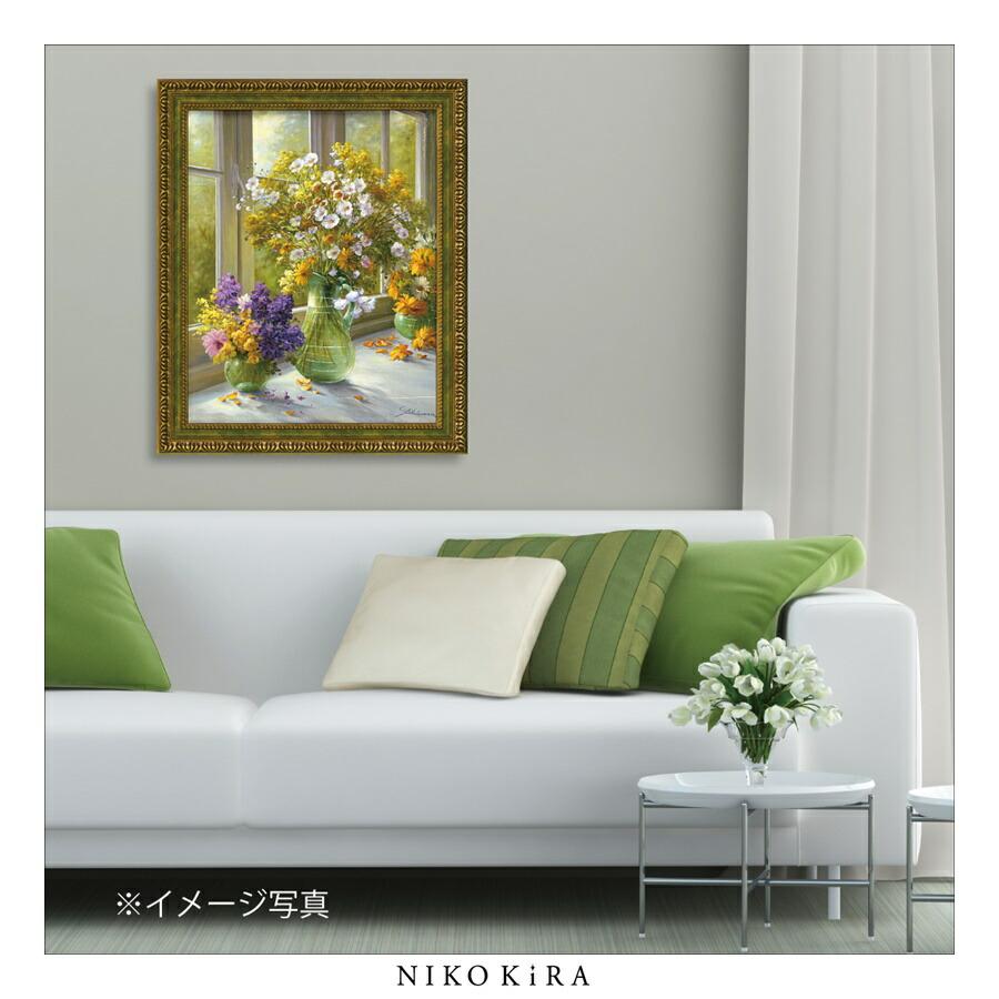 インテリア　絵画  油絵  題ー室内ー  f50 インテリア絵画 油絵 題ー室内ー f50