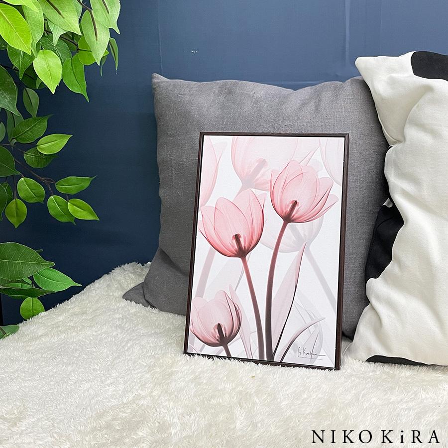 X RAY キャンバスアート ラスター チューリップ 絵画 インテリア