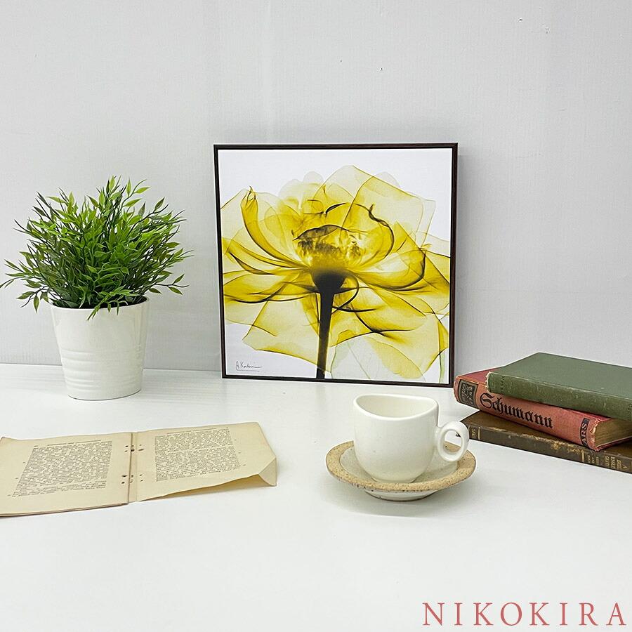 X RAY キャンバスアート ゴールデン ローズ 絵画 インテリア