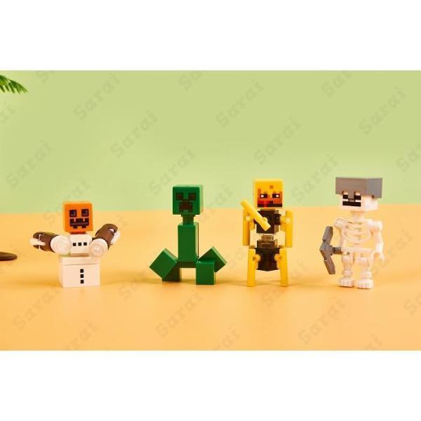 LEGO レゴ マインクラフト マイクラ 風 ブロック 互換 ミニフィグ 29体セット 知育玩具 種類 フィギュア 村 tnt 互換品 人形 誕プレ ラキュー クリスマス 冬休み｜seiryu-st｜14
