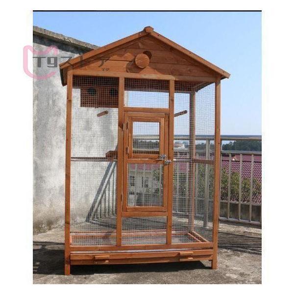 鳥 大型鳥 フクロウ ケージ ✨ 木製ハンドメイド 飼育小屋 鳥小屋