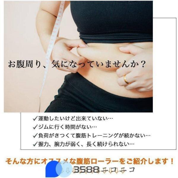 腹筋ローラー アブローラー 初心者 女性 効果 アシスト 膝用パッド付 プランク 筋トレ トレーニング フィットネス ダイエット シェイプアップ 腹筋マシン｜seiryu-st｜02