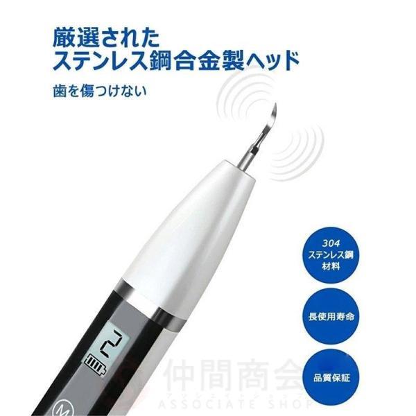 電動歯ブラシ 口腔洗浄器 歯石除去 歯石取り ヤニ取り 周波振動スケーラー 振動デンタルクリーナー 超音波振動 LEDライト付 IPX6防水 電気歯洗浄機｜seiryu-st｜05