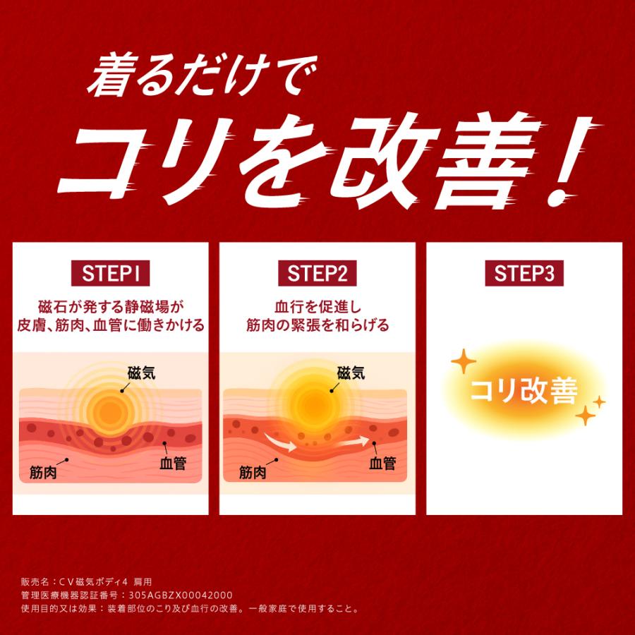こりらくシャツ公式】管理医療機器 こり改善インナー 肩こり 首こり 
