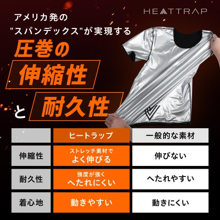 ヒートラップ公式】ヒートシャツ サウナシャツ 発汗 防臭 着圧 ヒートラップ公式】ヒートシャツ サウナシャツ 発汗 防臭 着圧