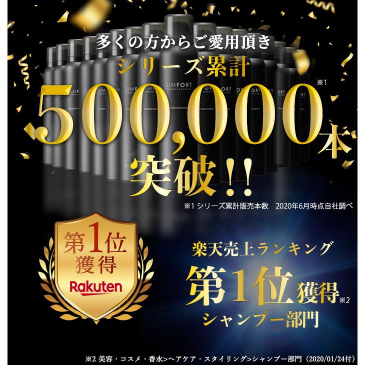 セット品]SIMFORT(シンフォート) スパークリングスカルプシャンプー  