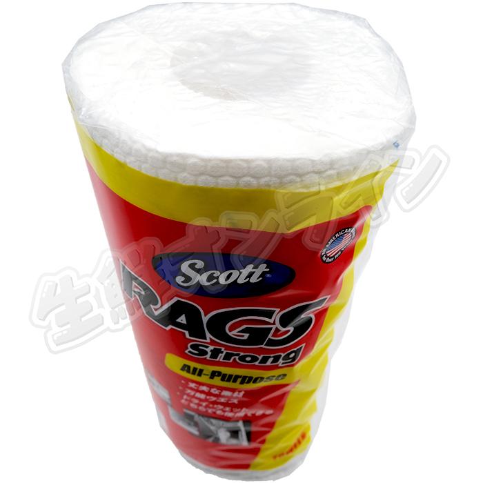 ≪2本セット≫【SCOTT】スコット ラグス ストロング RAGS Strong All-Purpose ペーパータオル 50シート 50TOWELS RAGS  洗車 業務用 掃除【コストコ】 | 日本製紙クレシア | 01
