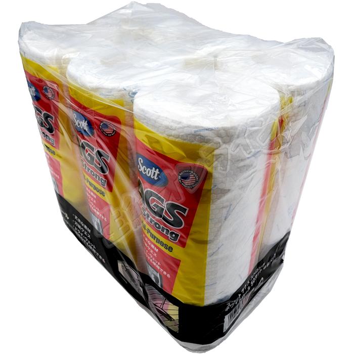 ≪12本セット≫【SCOTT】スコット ラグス ストロング RAGS Strong All-Purpose ペーパータオル ◆厚手で丈夫◆ 50シート 50TOWELS RAGS 洗車 雑巾 | コストコ | 01