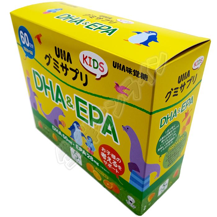 UHA味覚糖 ≪60日分≫【UHA味覚糖】グミサプリ KIDS DHA＆EPA 大容量