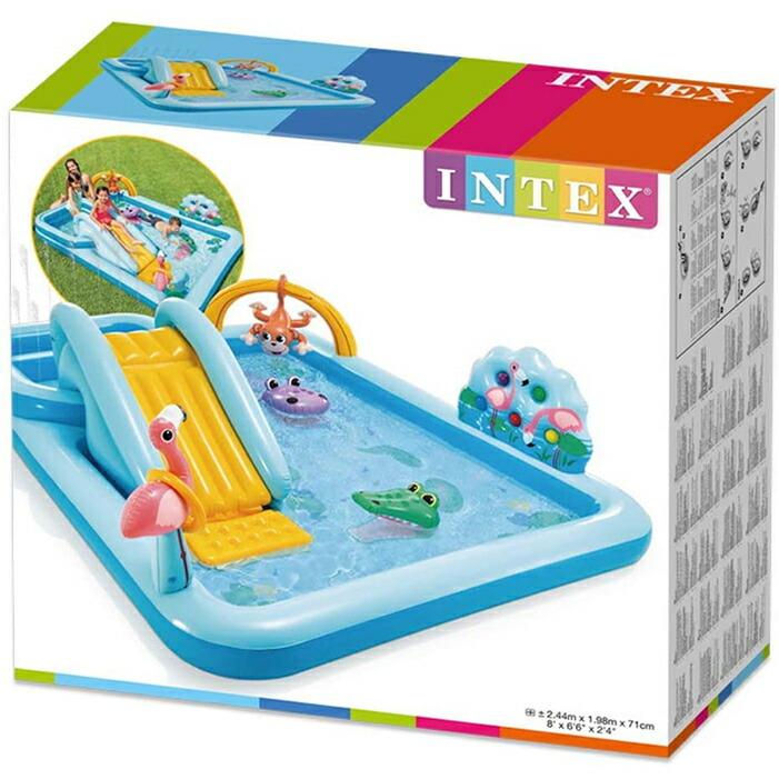 新品 未開封 INTEX ジャングル プレイセンター プール INTEX INTEX(インテックス) ジャングルアドベンチャープレイセンター