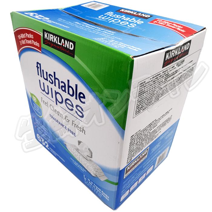 ≪632枚入≫【KIRKLAND】カークランド フラッシャブルワイプ flushable wipes カークランド ウェットティッシュ 大容量！ 【costco コストコ コストコ通販
