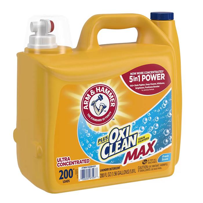 ≪5.9L≫【Arm＆Hammer】アームアンドハンマー プラス オキシクリーン 液体洗濯洗剤 約200回分 フレッシュな香り 濃縮タイプ コストコ 洗剤 送料無料｜seisen-online｜02