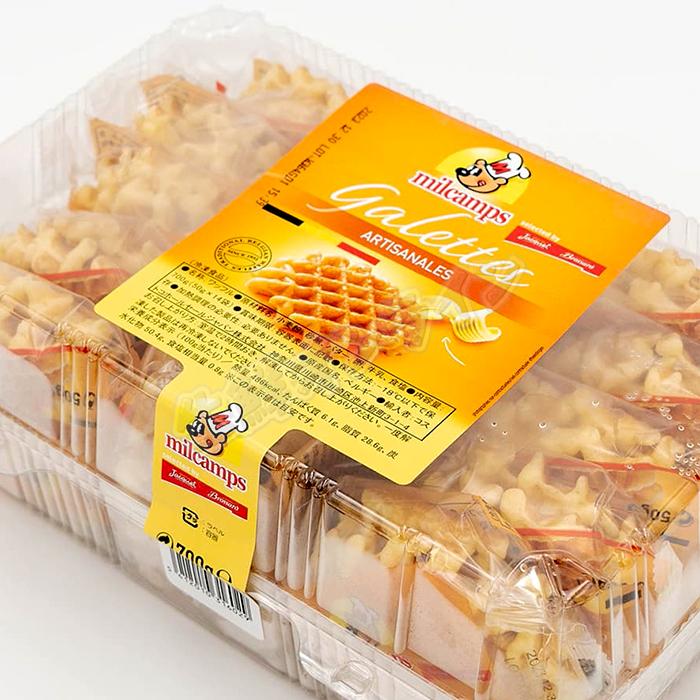 ≪700g≫【milcamps】ミルキャンプ ベルギーバターワッフル 700g(25g×2枚×14袋) ベルギー 冷凍ベルギーワッフル クール冷凍【costco コストコ コストコ通販】｜seisen-online｜02