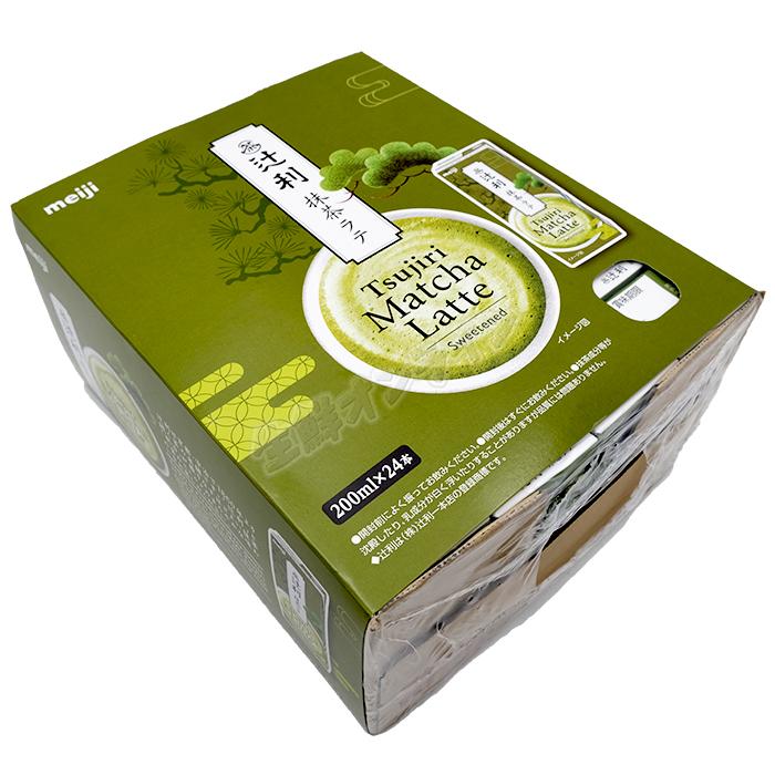 抹茶味ドリンク　3箱　新品未開封 明治（meiji） ≪200ml×24本入≫【明治】辻利 抹茶ラテ 大容量 紙