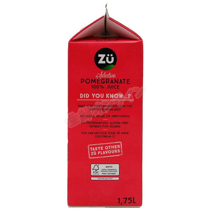 コストコ（Costco） ≪1.75L≫【ZU】ザクロジュース 100%ストレート 無