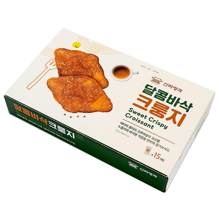 ≪15枚入×2箱セット≫【SHILLAMYNUGGA】シラミヌガ クリスピークロワッサン クルンジ 大容量 韓国 お菓子 おやつ スイーツ 焼き菓子 お祭り 景品【コストコ】 | コストコ | 01