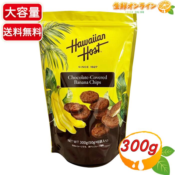 Hawaiian Host 【Hawaiian Host】チョコバナナチップス 大容量 300g