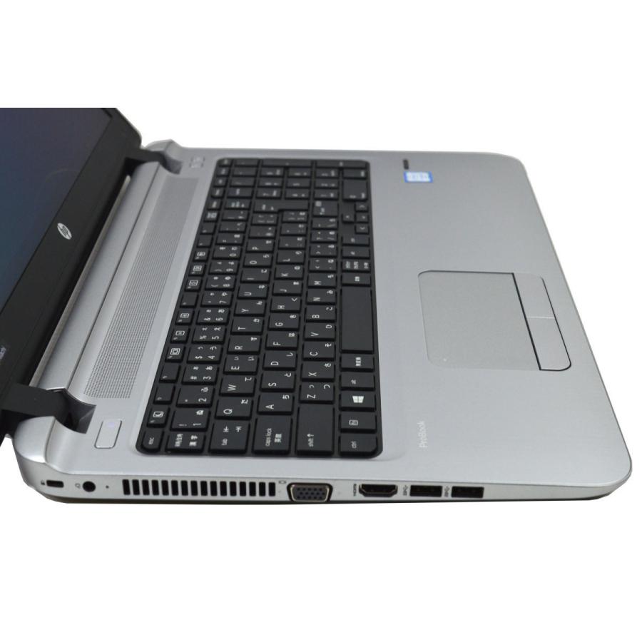 ノートパソコン 中古 パソコン Windows 7 Pro 32bit オフィス付き 新品SSD 2016年 HP ProBook 450 G3 FullHD 第6世代 Core i5 メモリ4G SSD 2TB カメラ テンキー｜seishinsj｜06