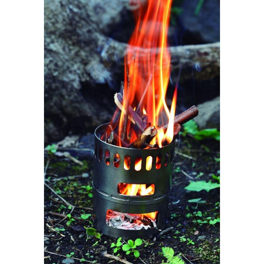 エバニュー(EVERNEW)チタンアルコールストーブ + チタンポット500(RED)セット |  | 03