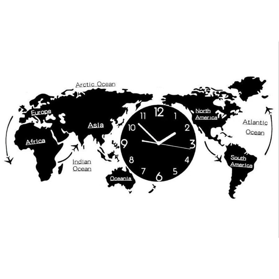 世界地図壁時計 壁掛け時計 北欧世界時計 世界地図 ナチュラル プレゼント キッズルーム 寝室 リビング壁飾り 店舗 会社用時計 W2 4s4w2 天使closet 通販 Yahoo ショッピング