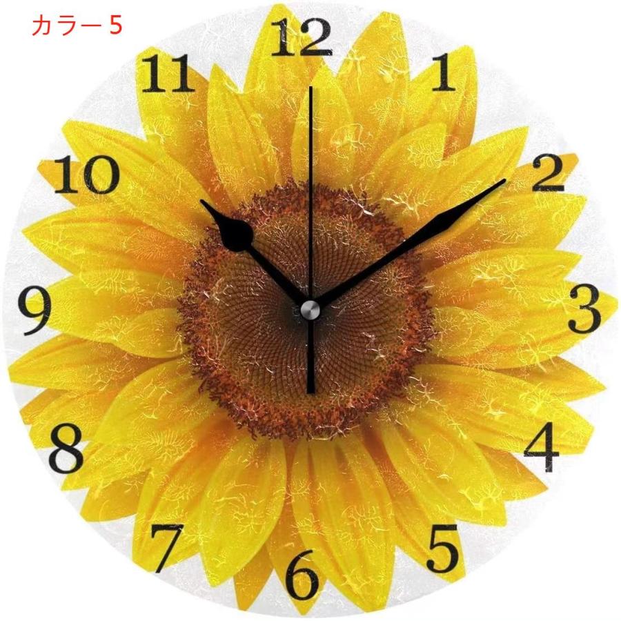 菊の花 壁掛け時計 掛け時計 かけ時計 おしゃれ 壁飾り 北欧