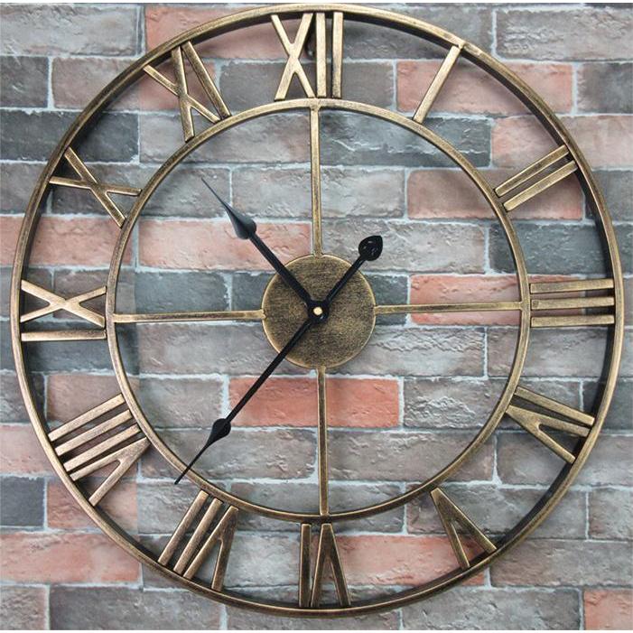 【送料込】 100%鉄製 手作り 鉄の職人 鉄の芸術 北欧鉄製時計 鉄の壁飾り 掛け時計 壁掛け時計 鉄製工業 掛け時計、壁掛け時計