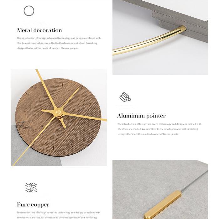 モダンな壁掛け時計 北欧風のデザイン 壁掛け時計 おしゃれ 掛け時計 北欧 石風文字盤 静音 モダン 上質