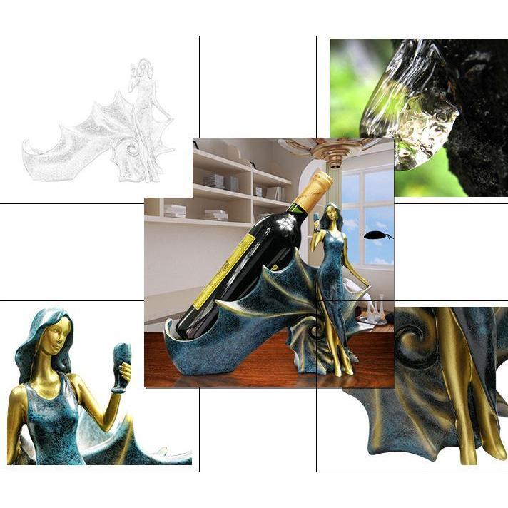 ずっと気になってた 置き物 雑貨 インテリア オブジェ テレビキャビネット本棚 リビングルーム 赤ワインラック 美人 誕生日 G1 プチギフト プレゼント オブジェ 置き物 商品到着レビューと評価を書く場合 送料有料 レビュー投稿しない Awacc Org