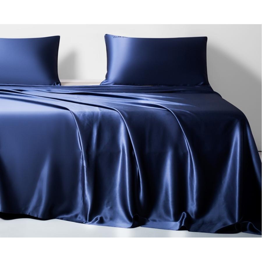 掛けふとんカバー ボックスシーツ シルク掛け布団カバー 掛布団カバー ４点セット 掛け布団カバー シングル ダブル クイーン n3