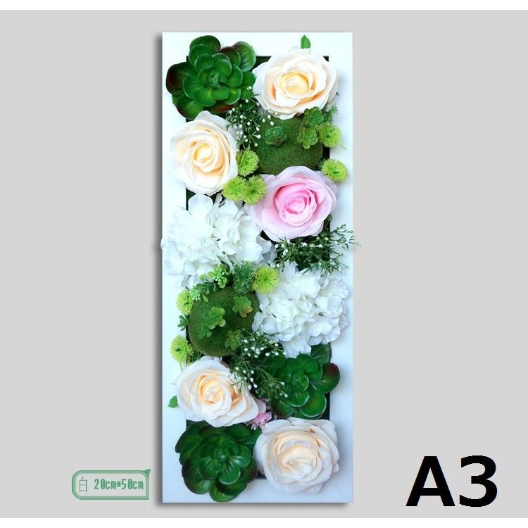 壁飾り 観葉植物 お花壁飾り 壁掛けインテリア ウォールディスプレイ フェイクグリーン 光触媒 壁面飾り オーナメントパネル hn24の画像