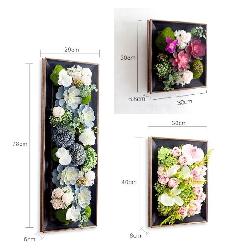 壁飾り 観葉植物 お花壁飾り 壁掛けインテリア ウォールディスプレイ フェイクグリーン 光触媒 壁面飾り オーナメントパネル hn3_3