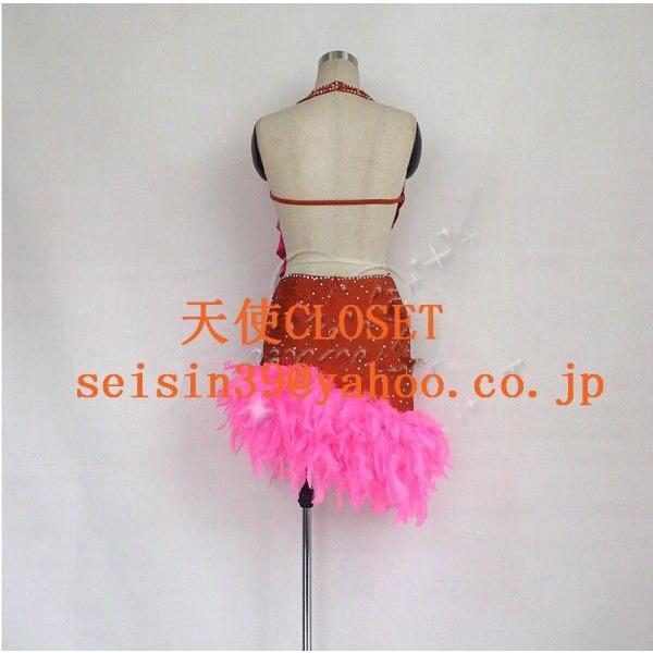 社交ダンス ドレス モダンドレス 競技用ドレス サイズ製作可 i43の画像