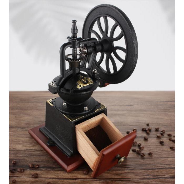 コーヒーミル 手挽きコーヒーミル 手動 おしゃれ アンティーク調 細挽 粗挽 調節 Kuy48 Kmt48 天使closet 通販 Yahoo ショッピング