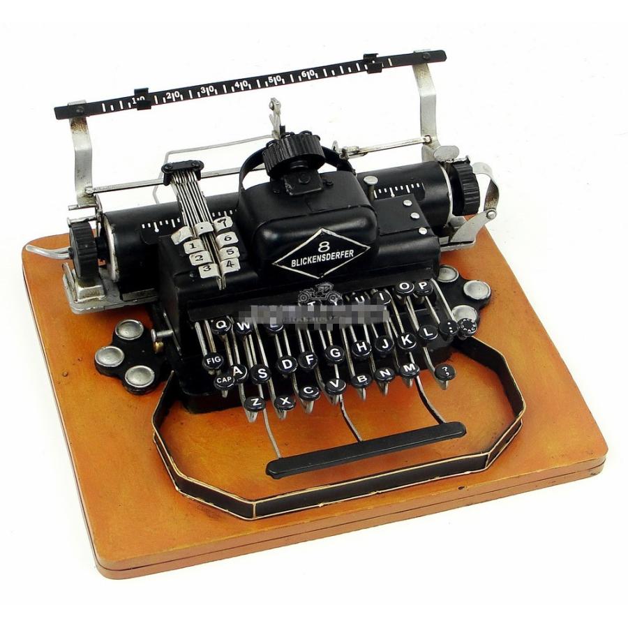 タイプライター Typewriter 模型 アンティーク オブジェ レトロ ブリキ製 (全て手作り)mot147｜seisin39｜03