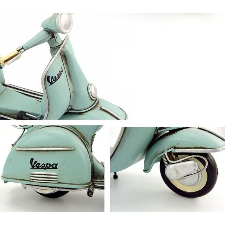 ベスパ スカイブルー Vespa Italy レトロ ブリキ製 ビンテージ ベスパ スカイブルー Vespa Italy レトロ ブリキ製 ビンテージ