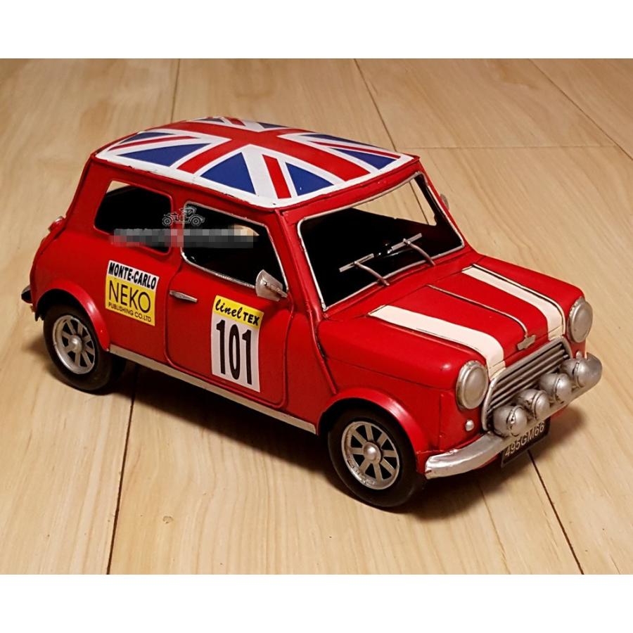 1964 MINI COOPERホワイト ブリキ製 オールドカー ビンテージカー
