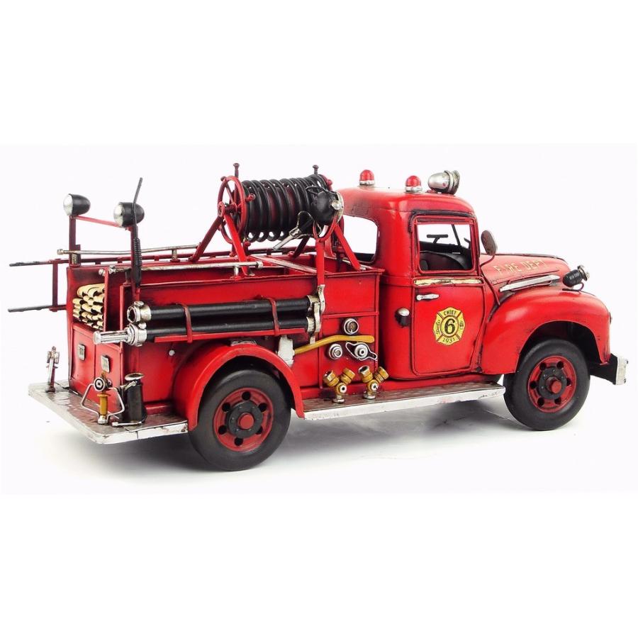 消防車 FORT ブリキ製 オールドカー ビンテージカー (全て手作り)mot219｜seisin39｜03