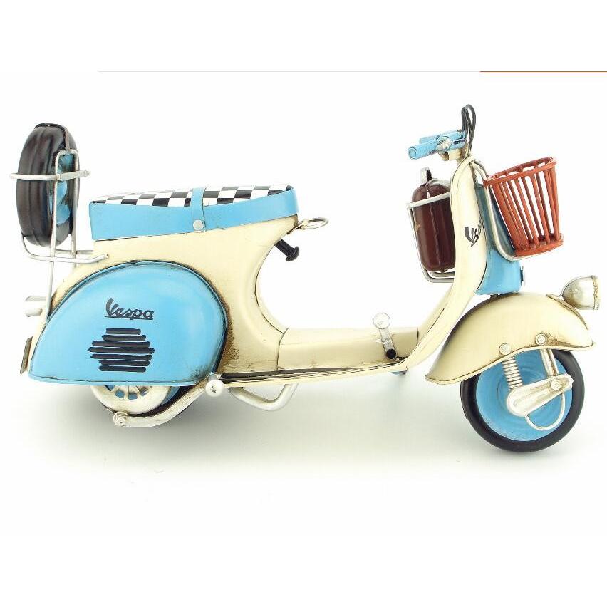 ベスパ ライトブルー 1965年 Vespa Italy レトロ ブリキ製 ベスパ ライトブルー 1965年 Vespa Italy レトロ ブリキ製